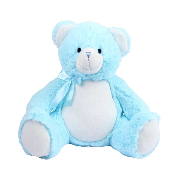 Teddy-blau | personalisiertes Kuscheltier | Mumbles Zippie Teddy blau